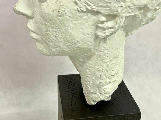Józef Galica, Sculptures Of Mrs. M. S., Bronze And Plaster, Poland, 1960s, Set Of 2 photo 5455.0