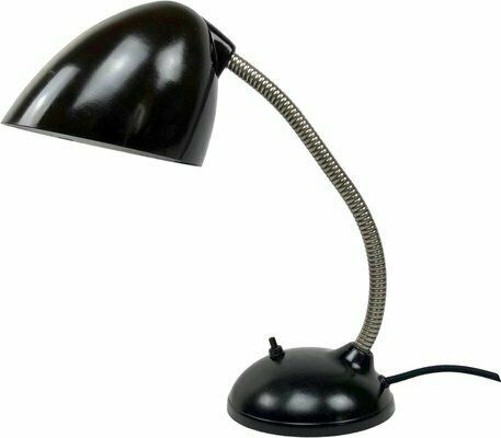 Bakelite No 11105 Desk Lamp Attributed To Eric Kirkman Cole For Elektrosvit Nové Zámky, 1940s