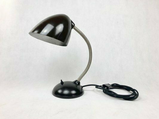 Bakelite No 11105 Desk Lamp Attributed To Eric Kirkman Cole For Elektrosvit Nové Zámky, 1940s photo furniture