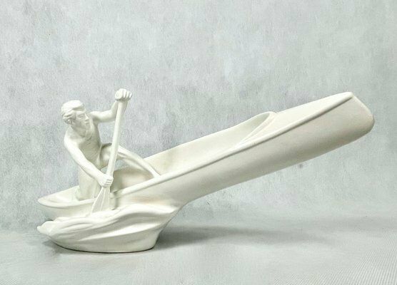 Rower Statue From Jihokera Bechyně, 1950s