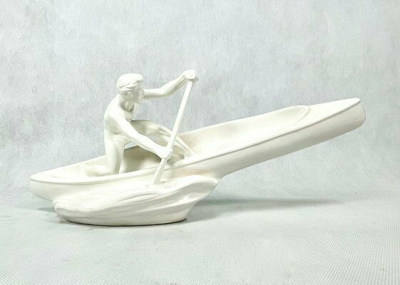 Rower Statue From Jihokera Bechyně, 1950s photo Art