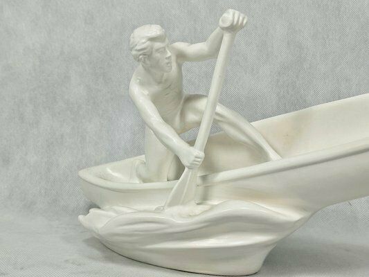 Rower Statue From Jihokera Bechyně, 1950s photo vinterior
