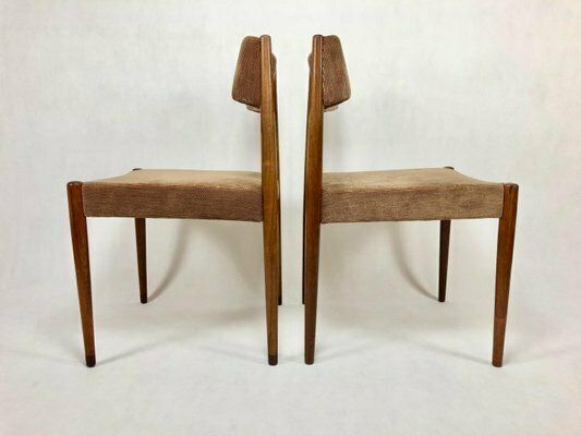 Mid Century Dutch Dining Chairs By Aksel Bender Madsen For Bovenkamp, 1960s, Set Of 2 photo for sale
