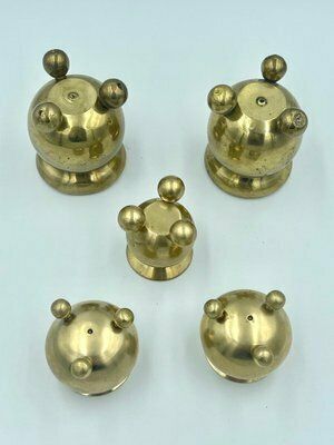 Candlesticks From Gusum Bruk, Sweden, 1982, Set Of 5 photo furniture