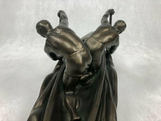 Jihokera, Sculpture Of Two Rowers, Czechoslovakia, 1960s photo 395.0