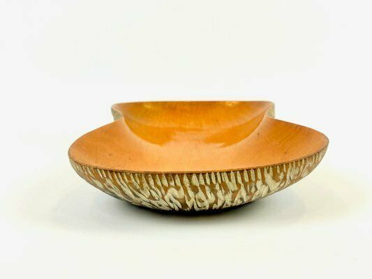 Italian Wooden Bowl By Aldo Tura For Macau Cusan, Milan, 1950s photo vintage