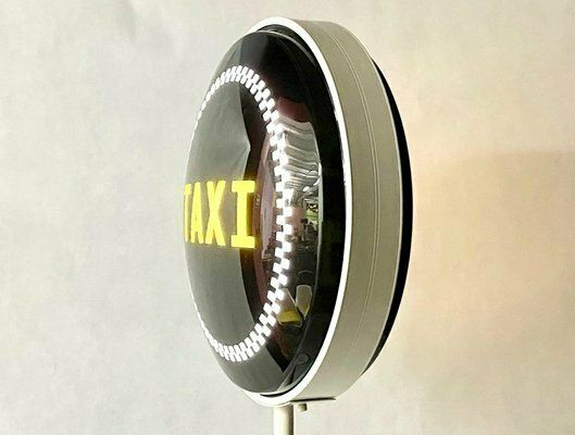 Yellow Cab New York Taxi Floor Lamp/Sign, 1990s photo Lighting