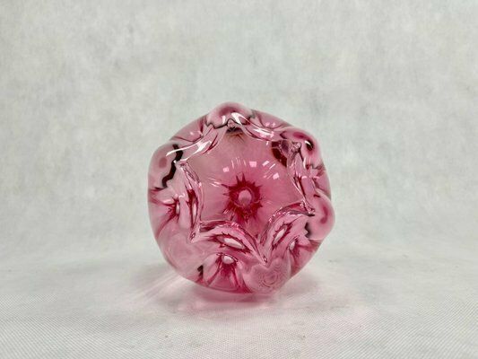 Bohemian Glass Vase Attributed To Josef Hospodka For Chribska, 1960s photo vinterior