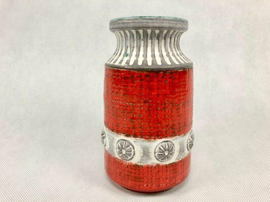 Mid Century Ceramic Vase No 88 17 From Bay Keramik, 1970s photo for sale