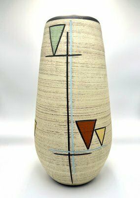 Mid Century Modern Floor Vase From Bay Keramik, 1960s