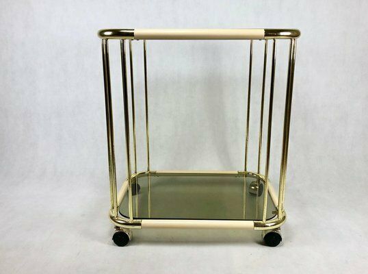 Mid Century Italian Brass Trolley Bar, 1960s photo furniture