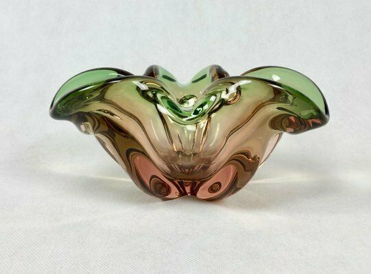 Art Glass Bowl By Josef Hospodka For Chribska Sklarna, 1960s photo for sale