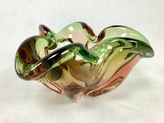 Art Glass Bowl By Josef Hospodka For Chribska Sklarna, 1960s photo vinterior
