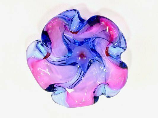 Art Glass Ashtray Attributed To Josef Hospodka For Chribska Sklarna, 1960s photo for sale