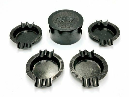 Bakelite Card Suits Ashtrays From Galaton, 1950s, Set Of 5