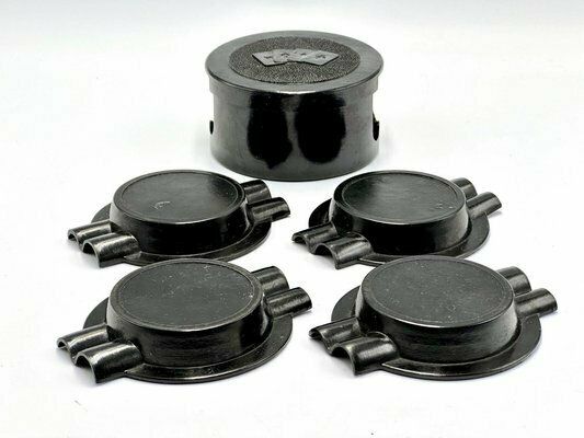 Bakelite Card Suits Ashtrays From Galaton, 1950s, Set Of 5 photo vinterior