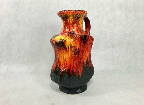 Large Model 607/45 Fat Lava Ceramic Floor Vase From Dümler & Breiden, 1960s photo Home Decor