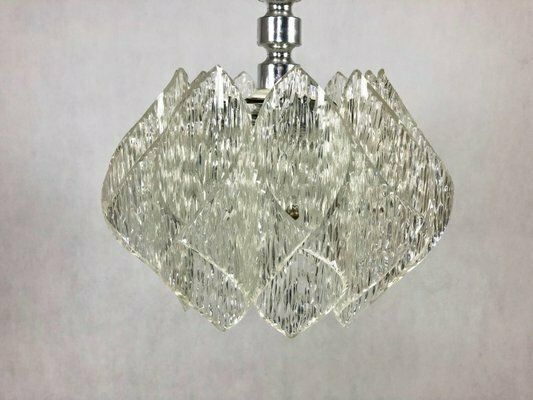 Space Age Acrylic Glass Pendant Lamp, 1960s photo 231.0