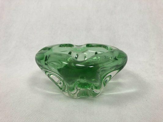 Art Glass Ashtray By Josef Hospodka For Chribska Sklarna, 1960s