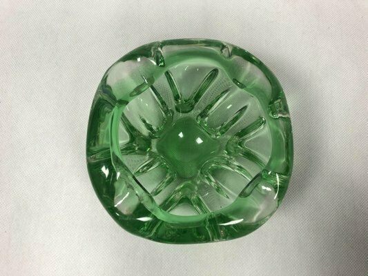 Art Glass Ashtray By Josef Hospodka For Chribska Sklarna, 1960s photo vinterior