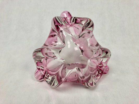 Art Glass Bowl Attributed To Josef Hospodka For Chribska Sklarna, 1960s photo vinterior