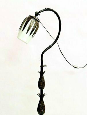 photo for sale Polish Brutalist Iron Floor Lamp, 1970s