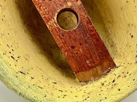 French Art Deco Wooden Hat Mold, 1930s photo vintage