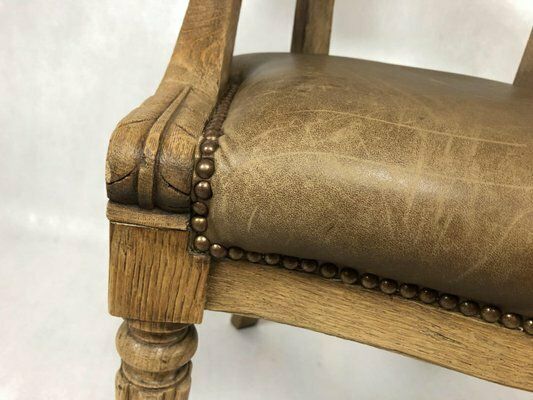 Louis Philippe Office Chair In Oak, 1800s photo 1217.0