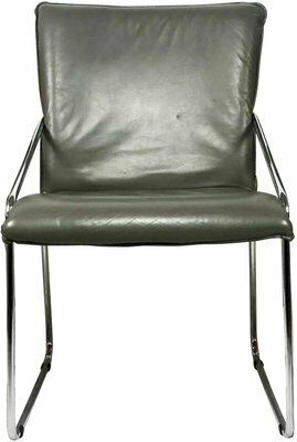 Mid Century Tubular Steel Office Chair, 1960s, Set Of 3
