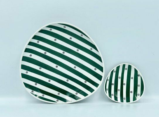 New Look Porcelain Plates From Metzler & Ortloff, Germany, 1960s, Set Of 2