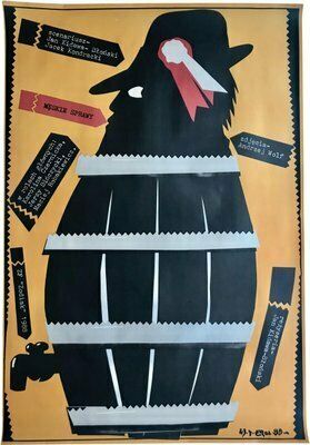Męskie Sprawy Polish Movie Poster By Jakub Erol, 1989