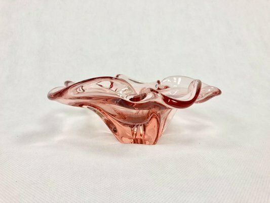 Art Glass Ashtray Attributed To Josef Hospodka For Chribska Sklarna, 1960s photo Home Decor