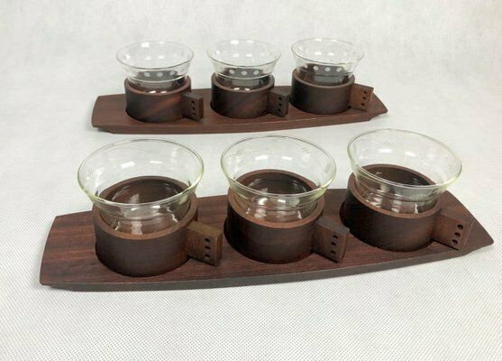 Vintage German Glasses From Veb Holz Naumburg, 1960s, Set Of 3 photo Home Decor