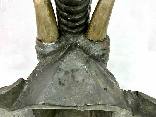 photo for sale Balinese Artist, Carved Elephant Head, 1970s, Wood