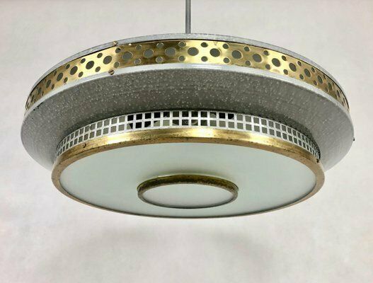Space Age Ufo Pendant Lamp By Ludib Bratislava, 1950s photo Lighting