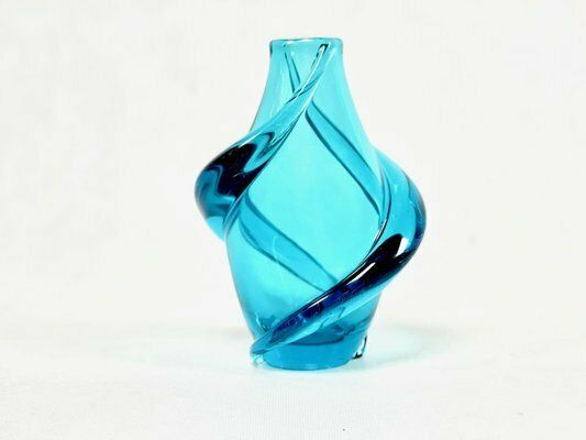 Art Glass Vas Attributed To Frantisek Zemek For železny Brod, 1950s photo furniture