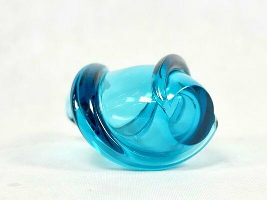 Art Glass Vas Attributed To Frantisek Zemek For železny Brod, 1950s photo vintage