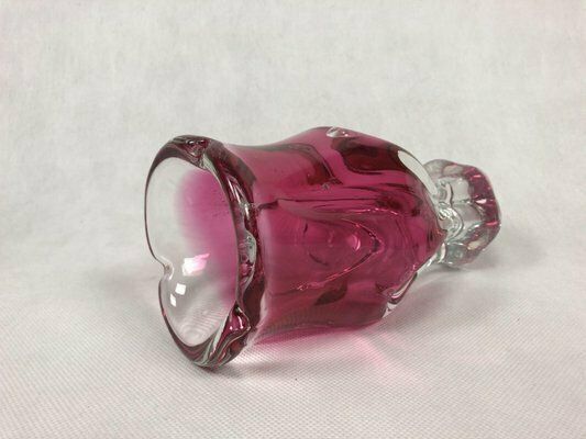 Bohemian Glass Table Vase Attributed To Josef Hospodka For Chribska, 1960s photo furniture