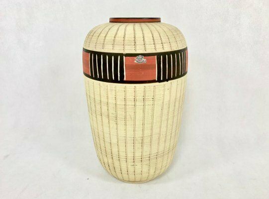 Large Ceramic Floor Vase From Bay Keramik, 1960s