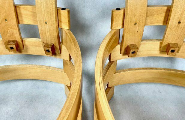 Polish Club Chairs Rondo Attributed To Romuald Ferens, 1970s, Set Of 2 photo 5035.0