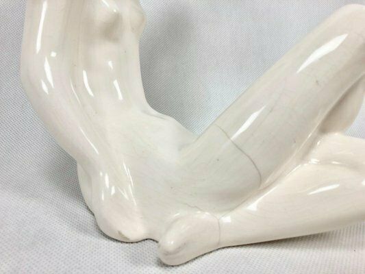 Mid Century Figurine Of Nude Woman By Bohumil Kokrda For South Bohemian Bechyně, 1960s photo Home Decor