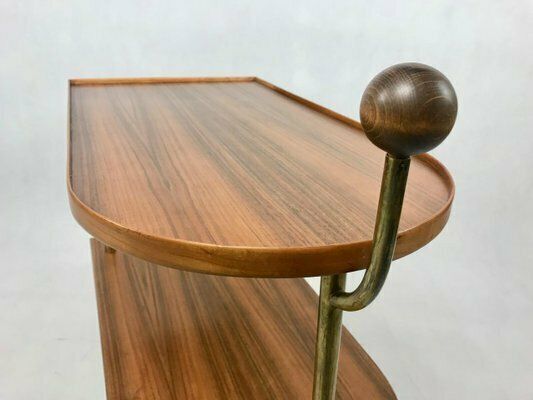 Art Deco Walnut Trolley Bar, 1930s photo 629.0