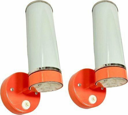 Roller Sconces By Josef Hurka For Napako, 1960s, Set Of 2