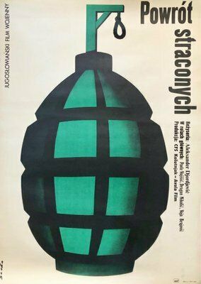 Polish Powrót Straconych Film Poster By Romuald Socha, 1970s
