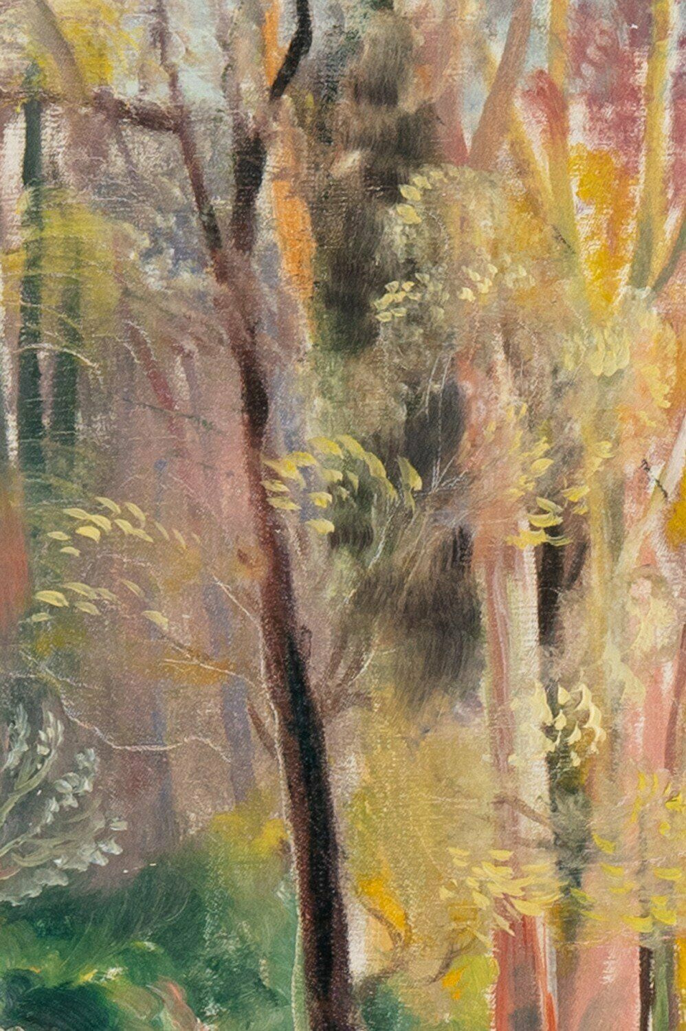 Camille Roche, Undergrowth, Oil Painting On Canvas, 1930s photo 2000.0