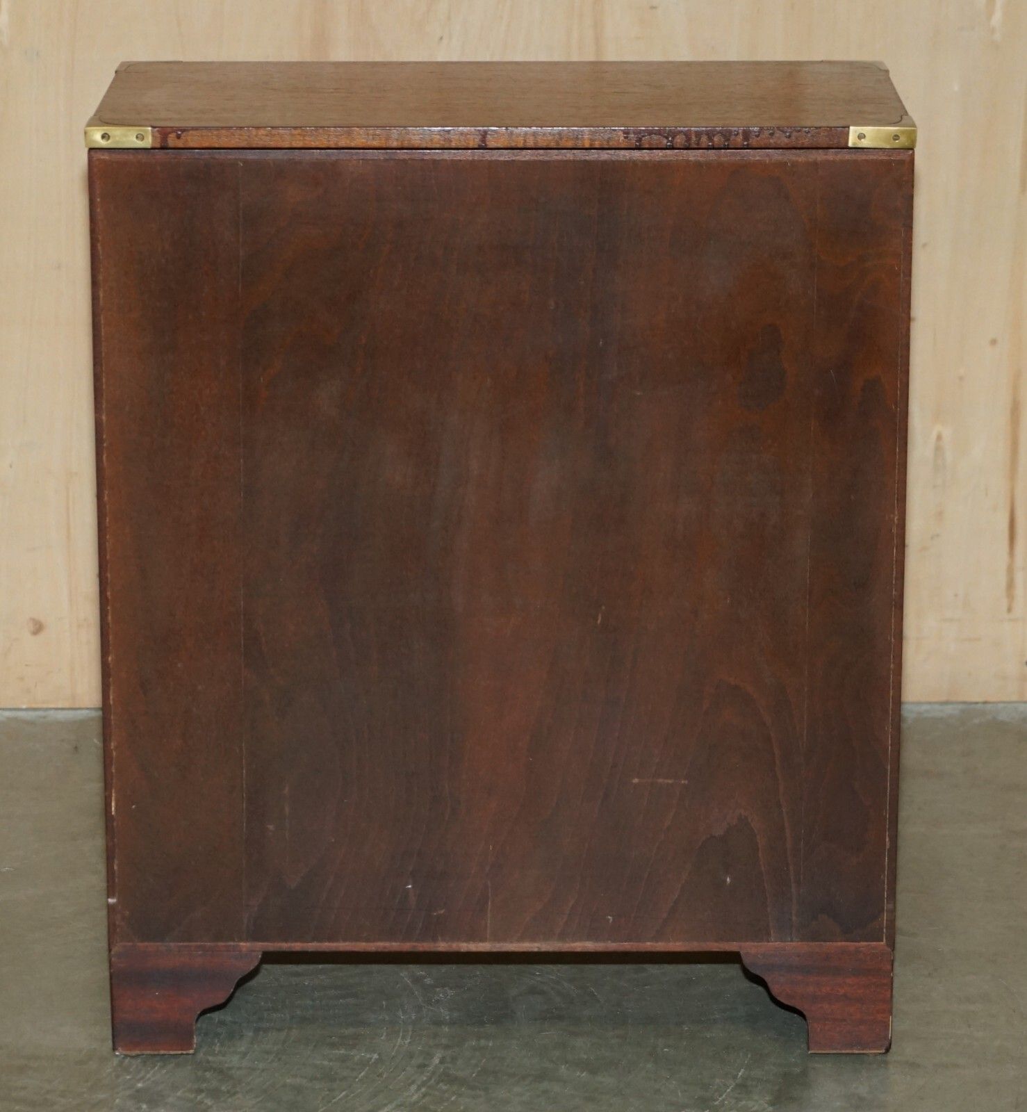 photo for sale Stunning Vintage Military Campaign Butlers Table Chest Of Drawers Extending Top