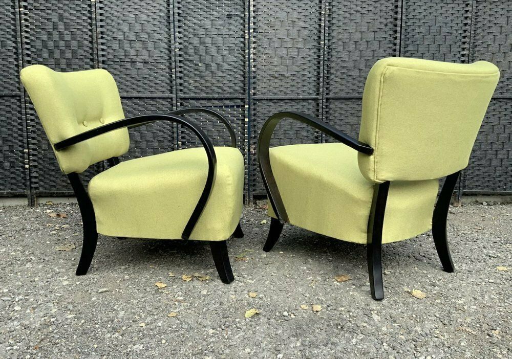 H237 Armchairs By Jindrich Halabala For Up Závody, 1930s, Set Of 2 photo buy