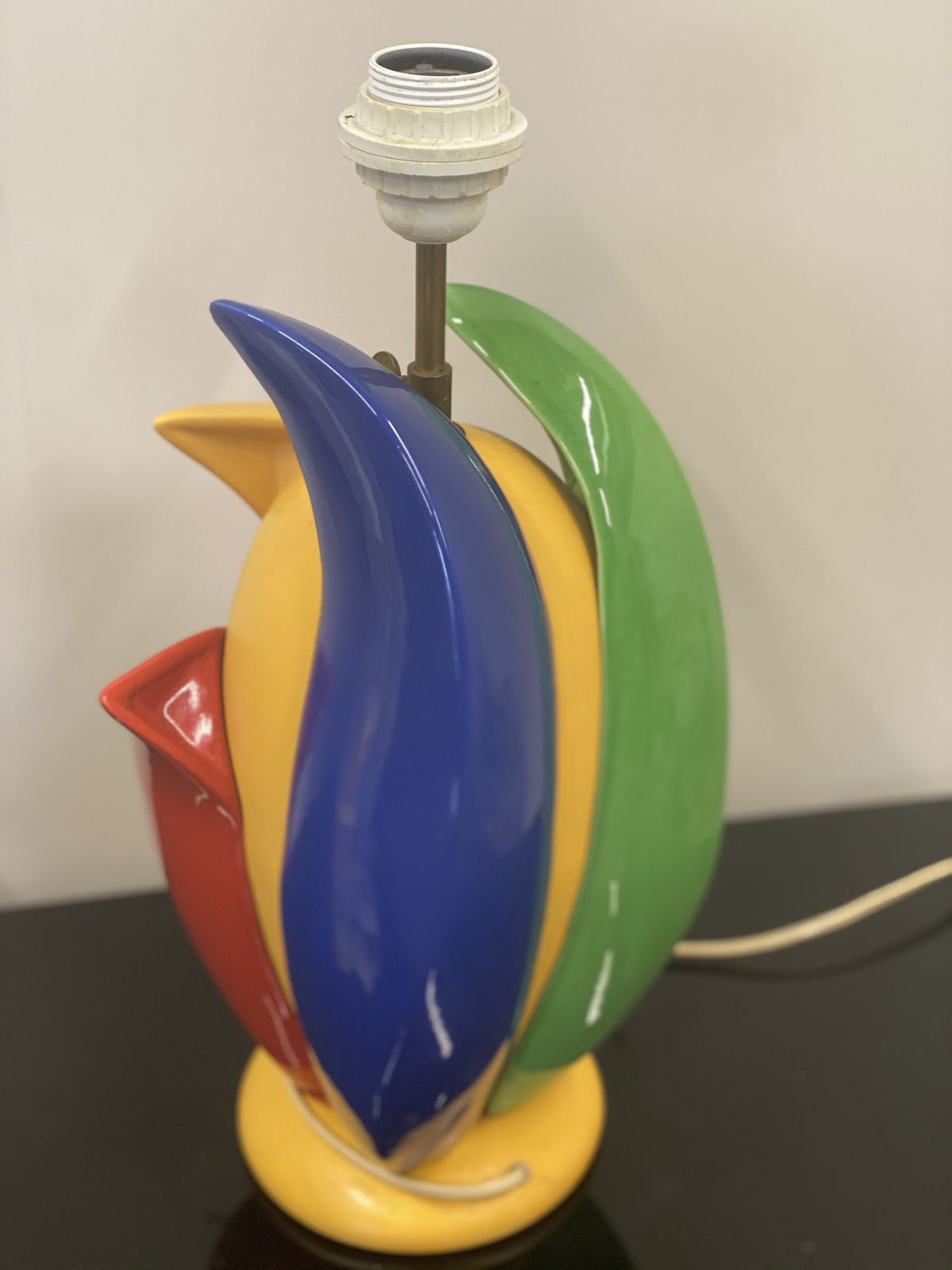Multicoloured Francois Chatain Table Lamp, 1980s