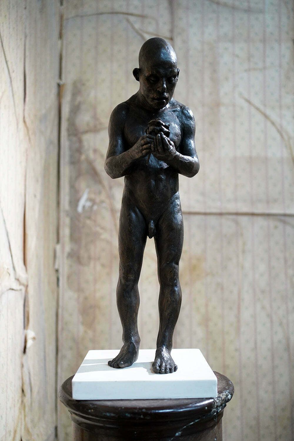 Beth Carter; The Petal Repairer; Bronze Resin & Jesmonite Base; 3/15 photo 3700.0