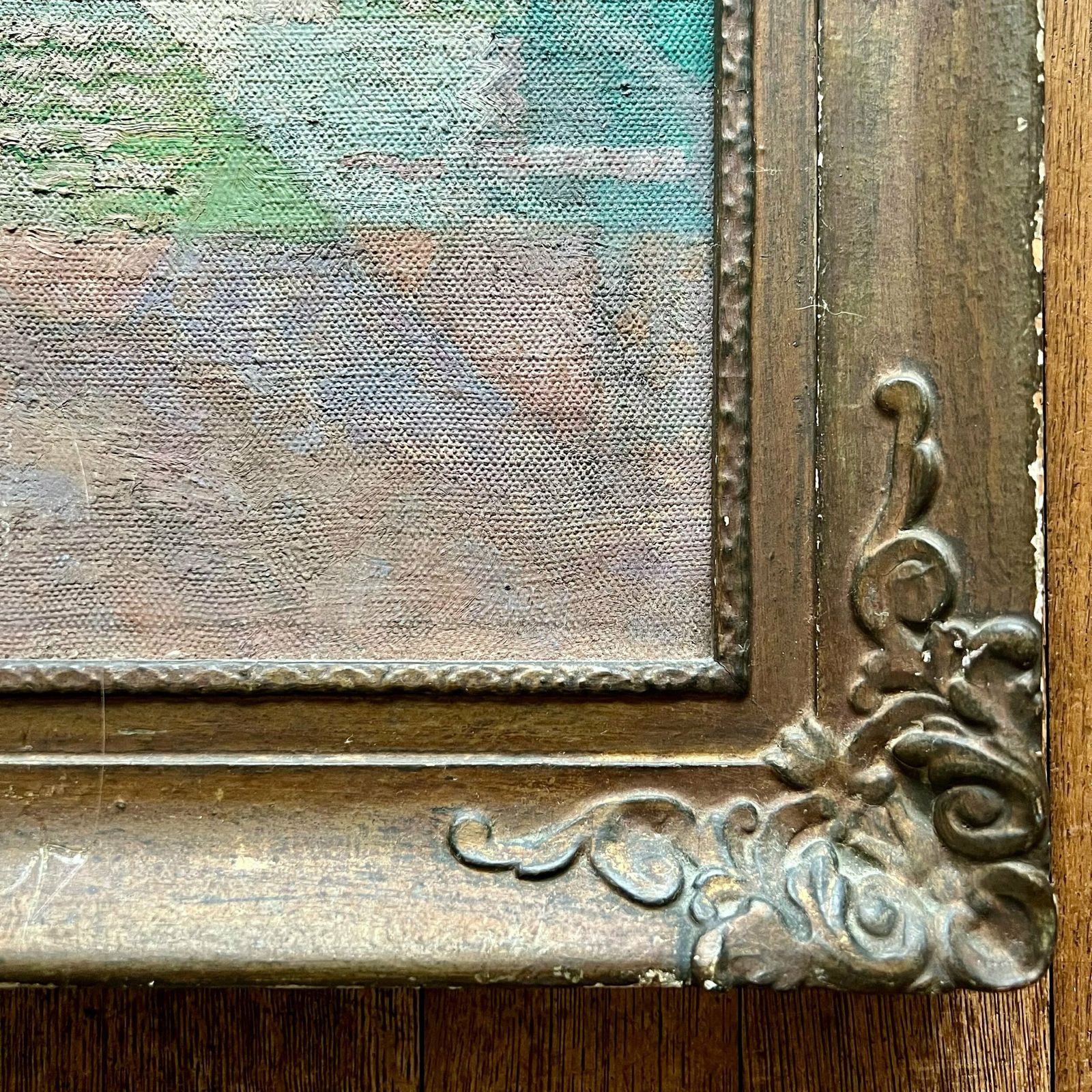 Early 20th Century Oil Painting photo Art